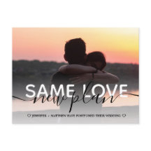 Neuer Plan moderne Typografie Hochzeit ändern das 