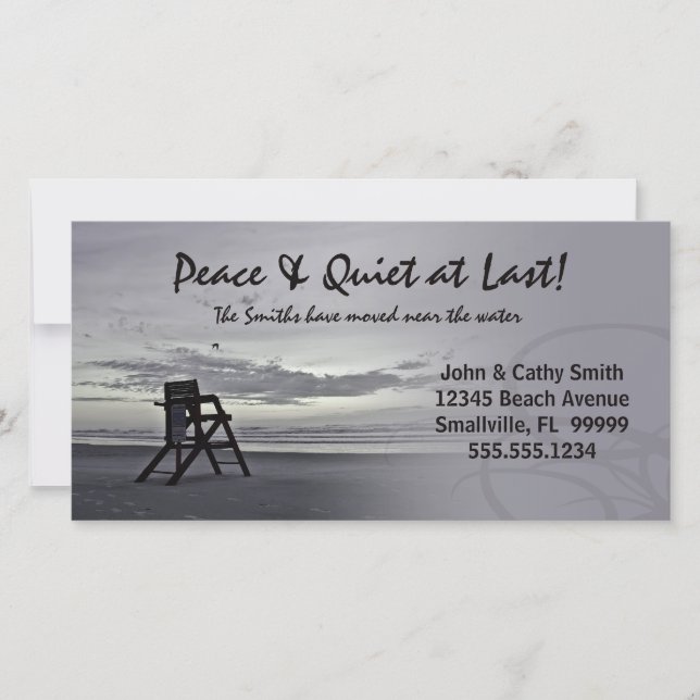 Neuer Platz! Adressenänderung für benutzerdefinier Ankündigung (Vorderseite)