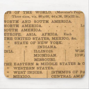 Neuer Querschnitt des Staat von Illinois Mousepad