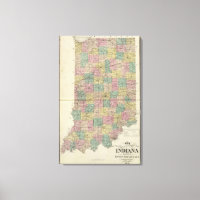 Neuer Querschnitt und Stadtplan von Indiana