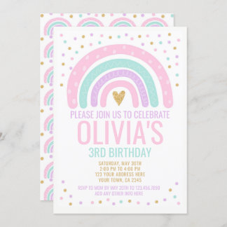 Neuer Regenbogen Einladung