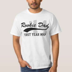 Neuer Rookie-Vater Erster MVP-Vatertag T-Shirt