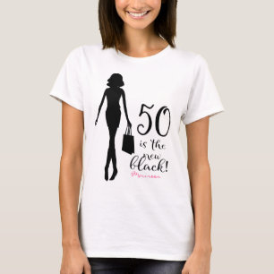 Neuer Schwarzer 50. Geburtstag T-Shirt