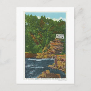 Neuer Staat Hwy Bridge View Ausable Chasm Postkarte