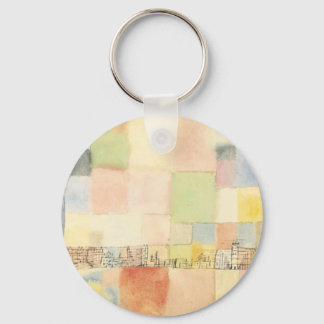 Neuer Stadtteil in M von Paul Klee Schlüsselanhänger
