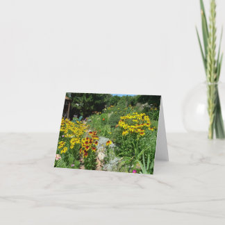 Neuer Tag arbeitet Notecard- Denver Garten im Karte