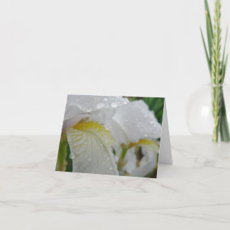 Neuer Tag arbeitet Notecard- Iris 'Florintina im Karte