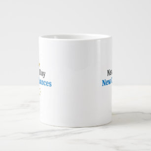 Neuer Tag, neue Chancen Jumbo-Tasse