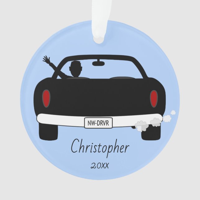 Neuer Tee-Treiber-Typ Ornament (Vorderseite)