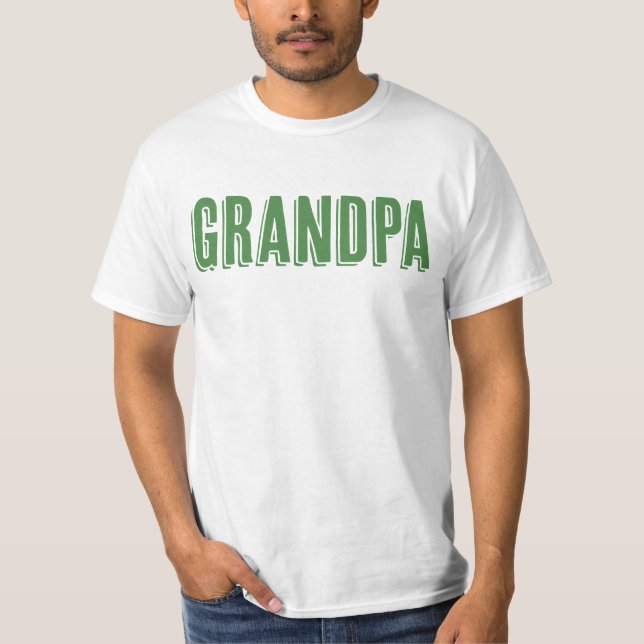 Neuer Text "Großvater" T-Shirt (Vorderseite)