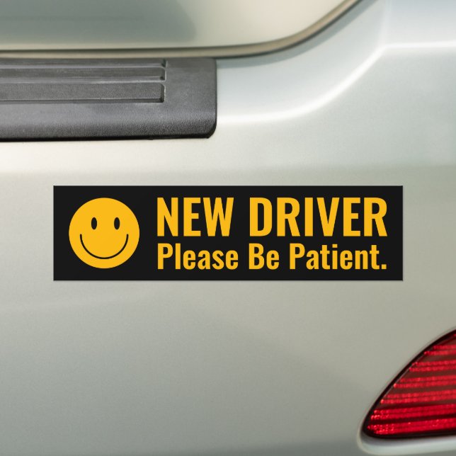 Neuer Treiber: Bitte geduldig sein Autoaufkleber (Auf Auto)