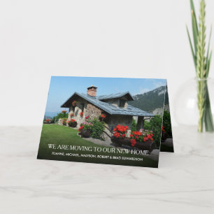 Neuer Übergang zum neuen Zuhause-Foto Ankündigung