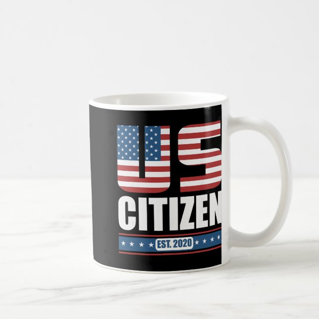 Neuer US-Bürger-Geschenk - Stolz US-Bürger  Kaffeetasse (Rechts)