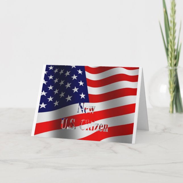 Neuer US-Bürger Karte (Vorderseite)