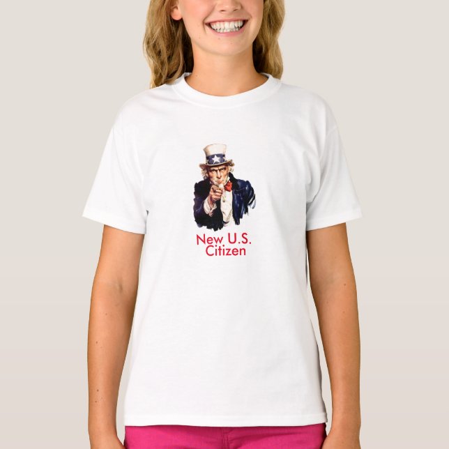 Neuer US-Bürger T-Shirt (Vorderseite)