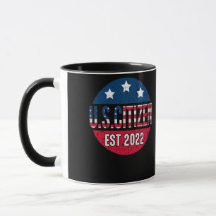 Neuer US-Staatsangehöriger Est 2022 amerikanischer Tasse