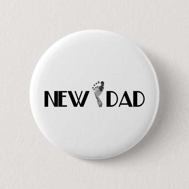 Neuer Vater Button (Vorderseite)