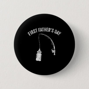 Neuer Vater Fischer, Erster Vatertag Fischer Vater Button