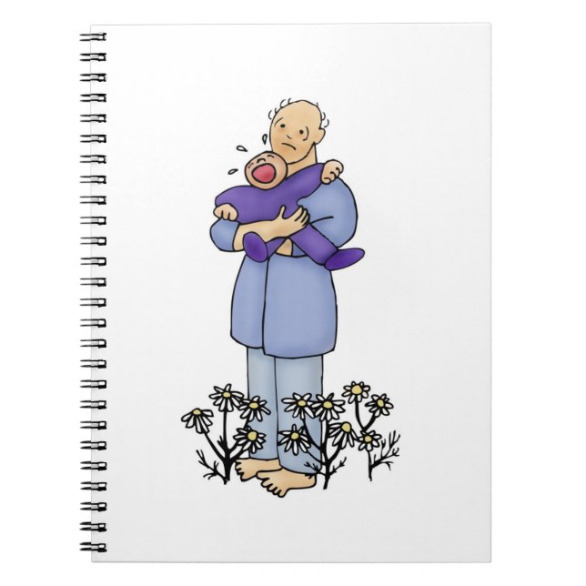 Neuer Vater, neue Eltern Notizblock (Vorderseite)