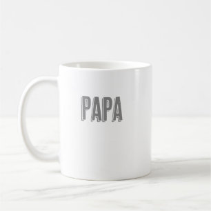 Neuer Vater "Papa" Text Kaffeetasse