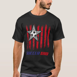 Neuer Vater zum ersten Mal Fußball-Daddy T-Shirt
