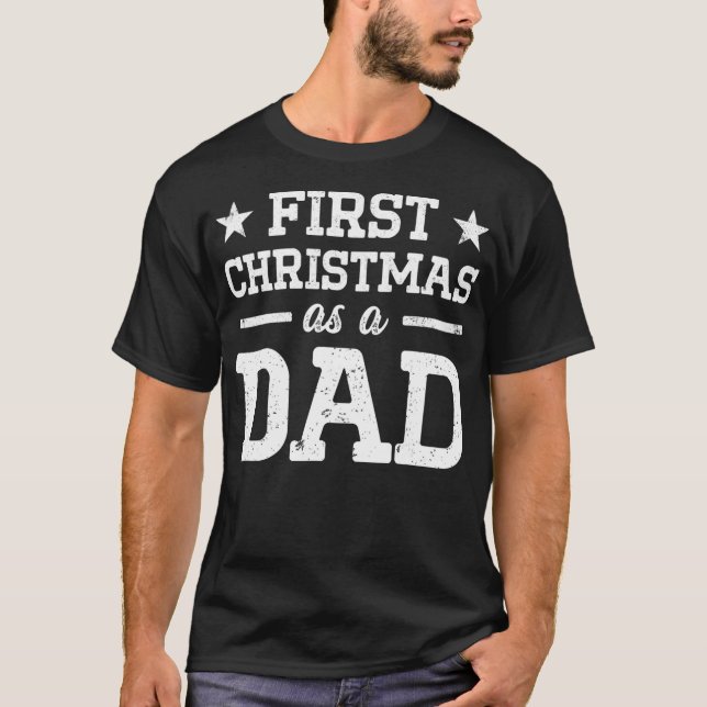Neuer Vater zum Weihnachtsmann  T-Shirt (Vorderseite)
