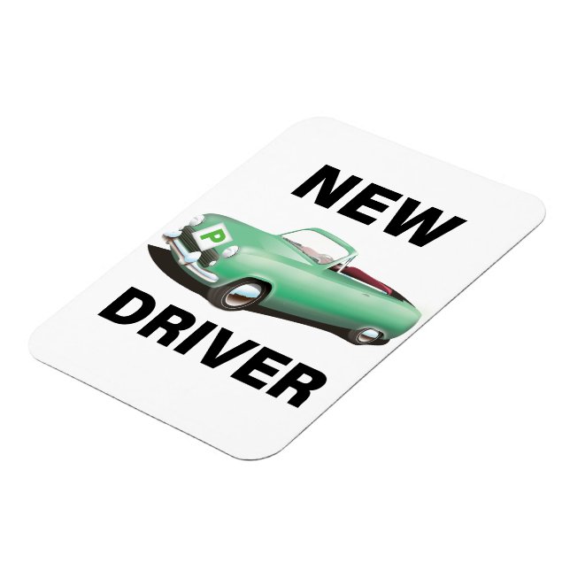 Neuer vorläufiger Autofahrer Magnet (Linke Seite)