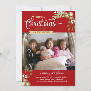 Neuer Weihnachtsankündigung für Kleinkinder indivi Ankündigung