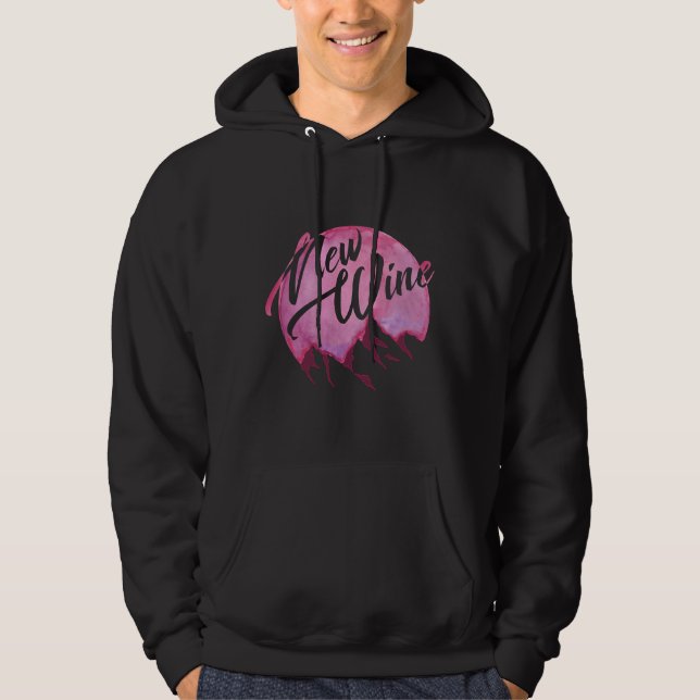 Neuer Wein Hoodie (Vorderseite)