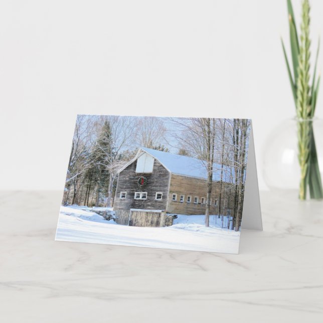 Neuer Winter in Hampshire Karte (Vorderseite)