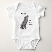 Neuer Wolf im Pack heulend Wolf