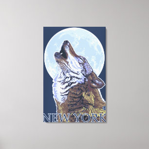 Neuer YorkHowling Wolf Leinwanddruck