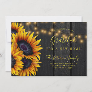 Neuer Zuhause-Adressenwechsel beim Erntedank Ankündigung