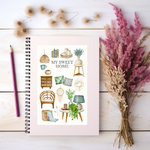 Neuer Zuhause Buyer-Notebook Notizbuch