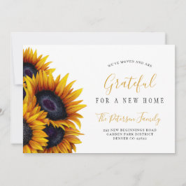 Neuer Zuhause-Erntedank-Adresswechsel Ankündigung