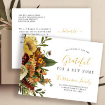 Neuer Zuhause Erntedank - bewegende Ankündigung