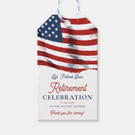 Neuere amerikanische Flagge 4. Juli Army Retiremen Geschenkanhänger