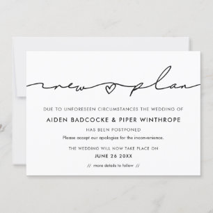 Neuere Hochzeitspläne mit aktueller Ankündigung