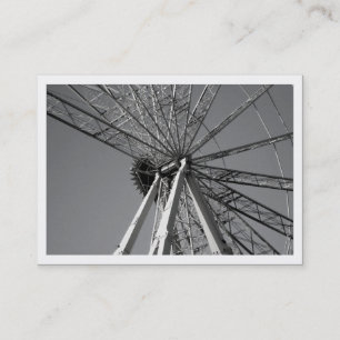 Neuerfindung des Rades Mini Foto Visitenkarte