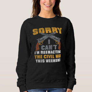 Neueröffnung des amerikanischen Geschichtsreenakto Sweatshirt