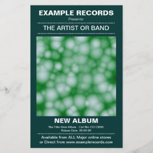 Neuerscheinung Album - Dark Green Flyer