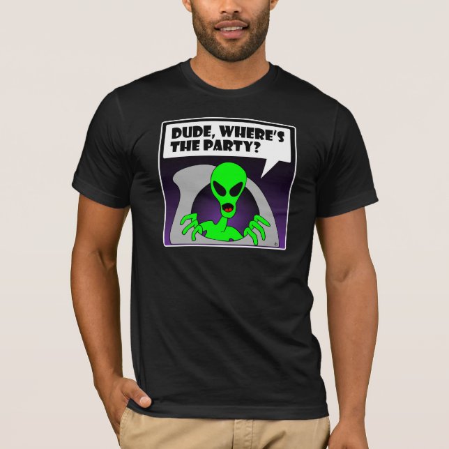 neues alien-Party T-Shirt (Vorderseite)