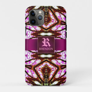Neues Alter rosa Batik Muster iPhone 11 Pro Hülle