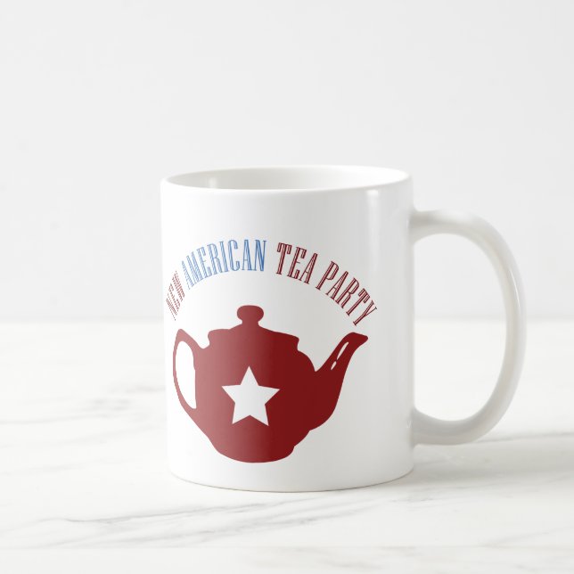 Neues amerikanisches Tee-Party Kaffeetasse (Rechts)