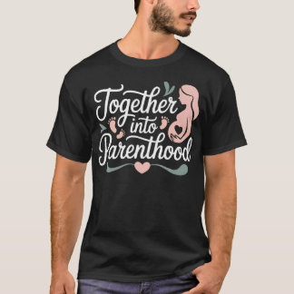 Neues Baby 2026 Babyankündigung Mama wird Papa wir T-Shirt