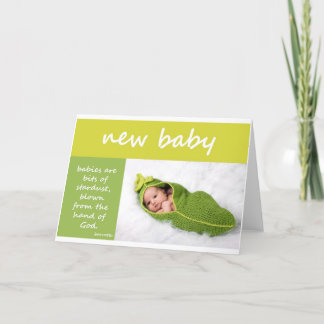 Neues Baby Ankündigung