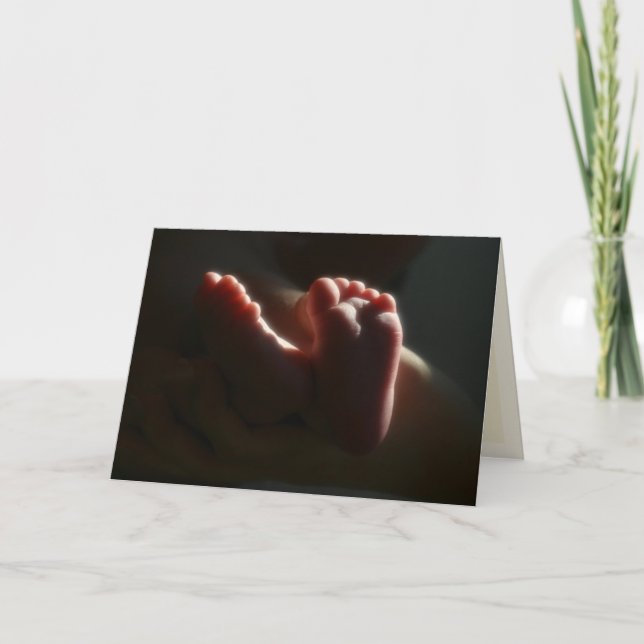 Neues Baby Ankündigung (Vorderseite)