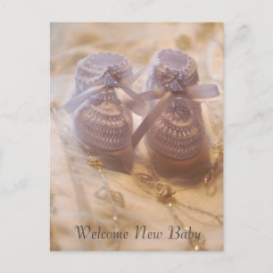 Neues Baby Ankündigungspostkarte