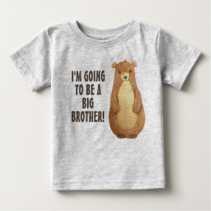 Neues Baby Big Brother Little Bär Kleinkind Tshirt