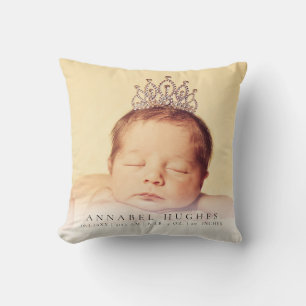 Neues Baby Birth Announcement Kinderzimmer Kissen